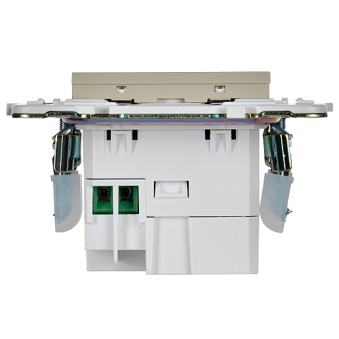 IEK SKANDY Бежевый Розетка USB A+C 18Вт SK-R13B