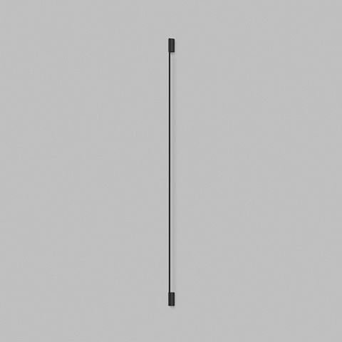Denkirs DK5086-BK Светильник настенный TRIXRAY, 18Вт, 2200 мм, 3000К, алюминий, черный