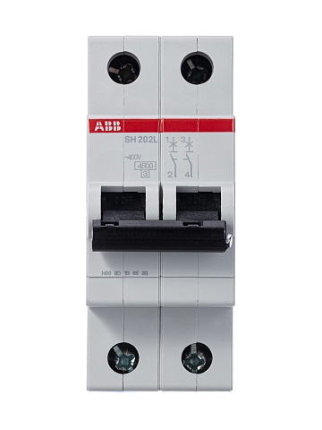 ABB Выключатель автоматический 2-полюсной SH202L B40