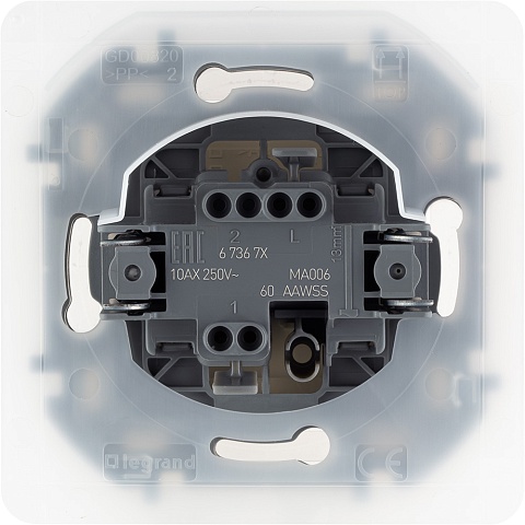 Legrand INSPIRIA Слоновая кость Переключатель IP44 10 AX - 250 В