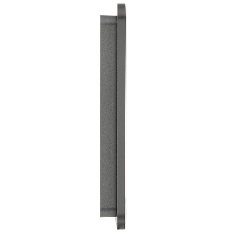 IEK BRITE DECOR Титан металл. скругл.угол Рамка 1-м РУ-1-1-Бр RE