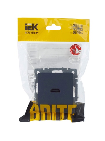 IEK BRITE Розетка HDMI РHDMI-0-БрМ маренго
