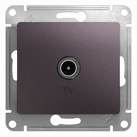 SE Glossa Сиреневый туман Розетка TV коннектор