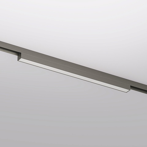 Denkirs DK5751-DN Светильник для трека SHINE LINEAR со светодиодом, L301*W19*H27, 48V DC, 12W, RA≥90, 3000K, IP20, темный никель, алюминий