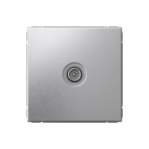 Systeme Electric ArtGallery Алюминий TV Розетка оконечная 1DB, механизм