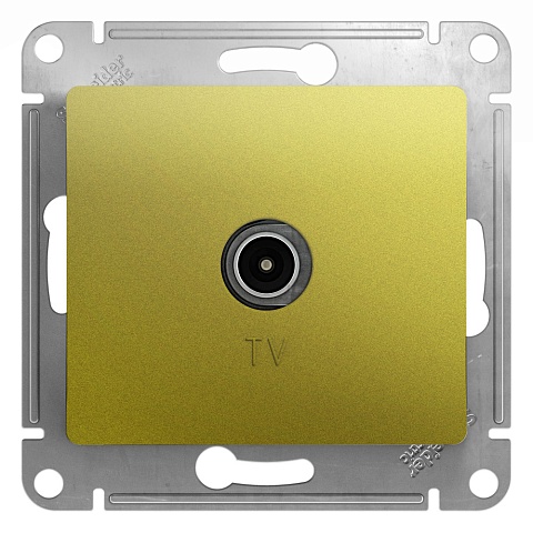 SE Glossa Фисташковый Розетка TV оконечная 1DB
