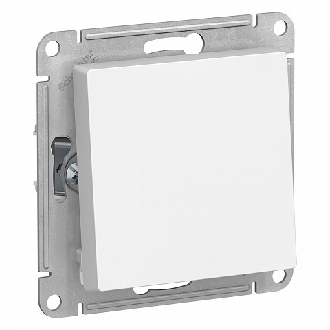 SE AtlasDesign Бел Переключатель 1-клавишный, сх.6, 10АХ, механизм