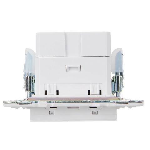 IEK SKANDY Арктический белый Розетка USB A+C 3,1А SK-R14W