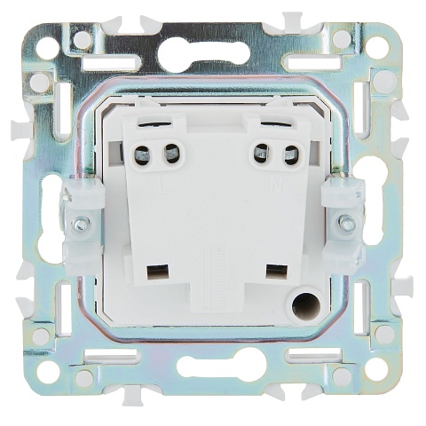 IEK SKANDY Серый Розетка б/з 10А SK-R02Gr