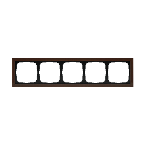Systeme Electric ArtGallery Pure Органическое стекло Мокко Рамка 5-ая
