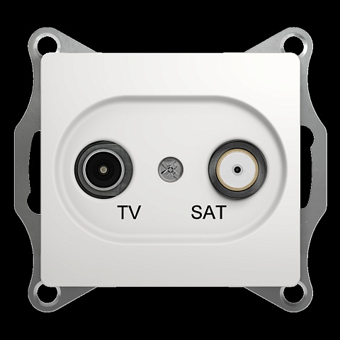 SE Glossa Бел Розетка TV-SAT оконечная 1DB