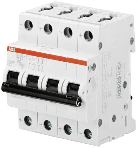 ABB Выключатель автоматический 4-полюсной S204M B25UC