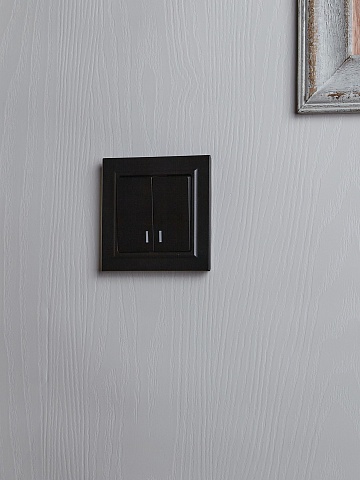 IEK BRITE Рамка 1-местная IP44 РУ-1-БрЧ-44 черный