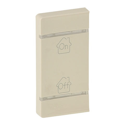 Legrand Valena LIFE Сл.кость MyHome Накладка для мех. BUS/SCS.С сим-м "GEN-On-Off".1 мод.Уст. слева