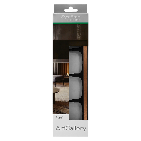 Systeme Electric ArtGallery Pure Металл Медь Рамка 4-ая