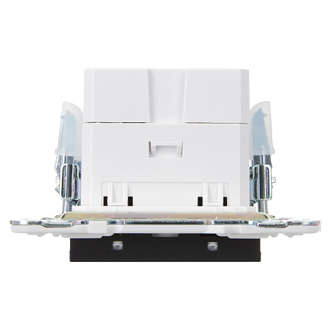 IEK SKANDY Черный Розетка USB A+C 18Вт SK-R13Bl