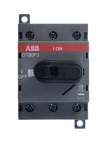 ABB OT80F3 Выключатель-разъединитель 3Р 80А с ручкой управления