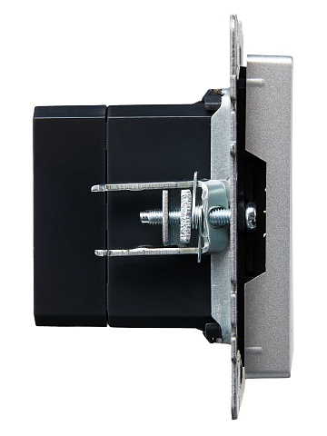 IEK BRITE Роз. USB A+C 18Вт РЮ11-1-БрА алюм.