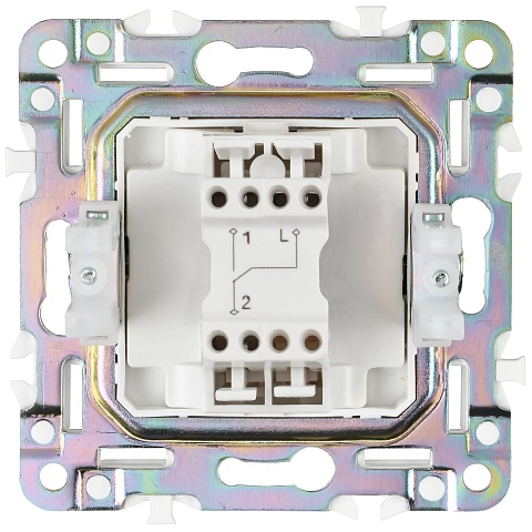 IEK SKANDY Мятный Выключатель 1-клавишный проходной 10А SK-V02G