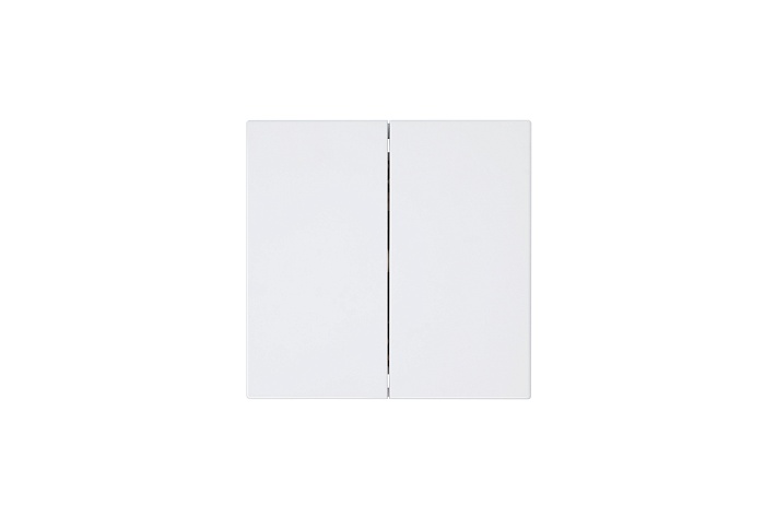 Jasmart FD Белый глянцевый Выключатель 2-кл 10A 250V~