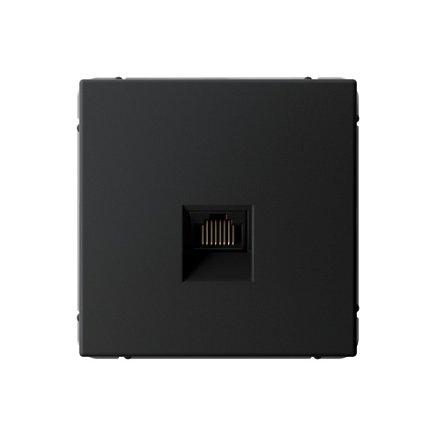 Systeme Electric ArtGallery Карбон Розетка компьютерная RJ45, кат. 6A, механизм