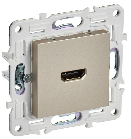 IEK SKANDY Шампань Розетка HDMI SK-H01Sh