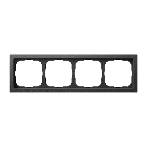 Systeme Electric ArtGallery Pure Металл Оникс Рамка 4-ая