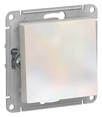 Systeme Electric AtlasDesign Жемчуг Выключатель 1-клавишный 2-полюсный, 10А, механизм