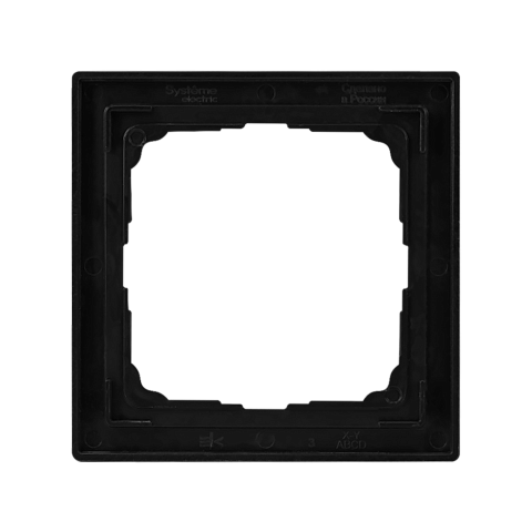 Systeme Electric ArtGallery Pure Органическое стекло Шампань Рамка 1-ая