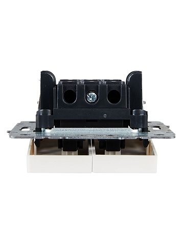 IEK BRITE Выключатель жалюзи 10А ВС10-1-5-БрБ белый