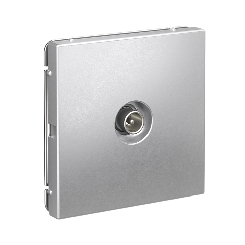 Systeme Electric ArtGallery Алюминий TV Розетка оконечная 1DB, механизм