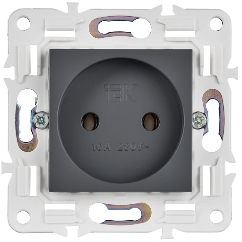 IEK SKANDY Титан Розетка б/з 10А SK-R02T
