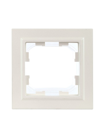 IEK BRITE Рамка 1-местная IP44 РУ-1-БрЖ-44 жемчуг