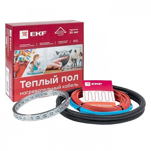 EKF PROxima Теплый пол (нагревательный кабель) 450Вт 32 м 3,0 м2