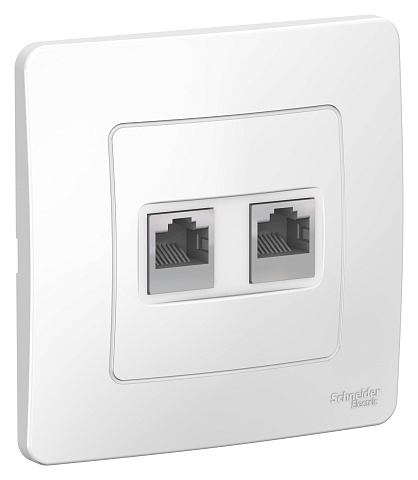 SE Blanca внутр Бел Розетка 2-ая компьютерная RJ45