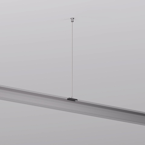 Denkirs TR2127-BK Механический подвес, для трека SMART, серия Base, IP20, 5м, черный, алюминий