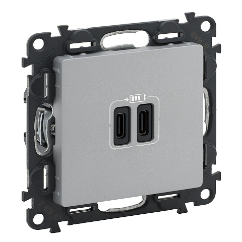 Legrand Vln-l Алюминий Зарядка USB C-C