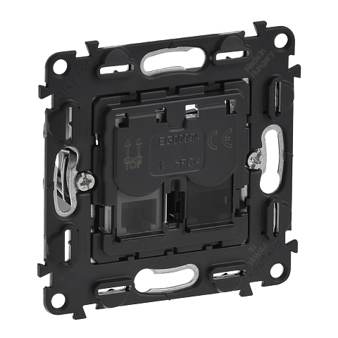 Legrand Valena Мех IN'MATIC Розетка 2-ая ТЛФ/комп RJ11/RJ45, Кат.6 UTP