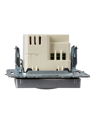 IEK BRITE BASE Алюминий Датчик движения ДС10-1-БрА