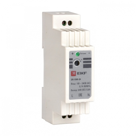EKF PROxima Блок питания 24В DR-15W-24