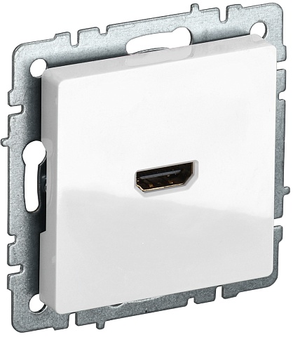 IEK BRITE Розетка HDMI РHDMI-0-БрБ белый