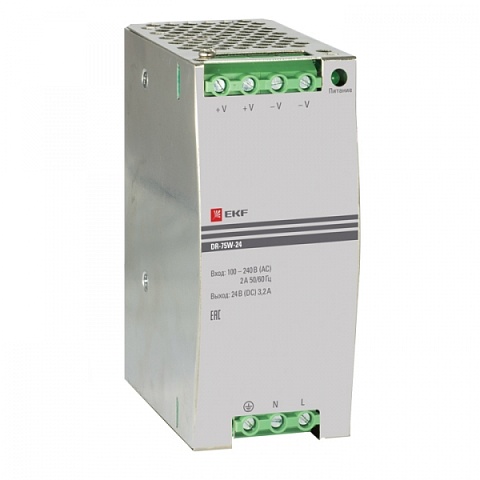 EKF PROxima Блок питания 24В DR-75W-24