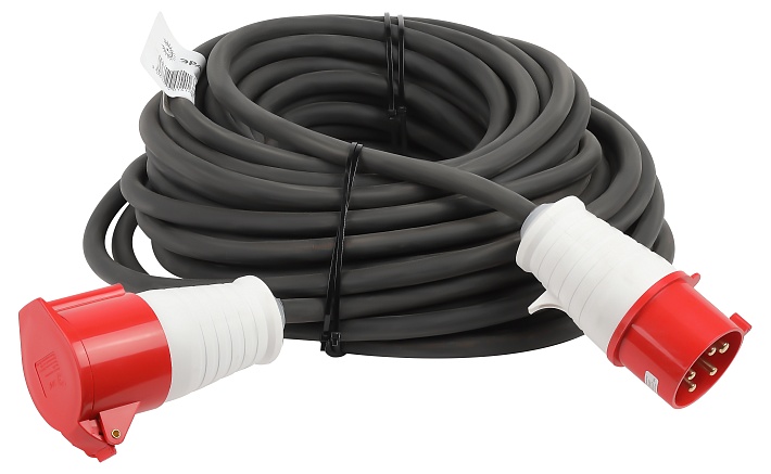 ЭРА Удлинитель силовой IND380-U-1e-5x4-30m-IP44 на 380В в бухте 1 розетка CEE 5P 30м КГ 5х4 32A IP44