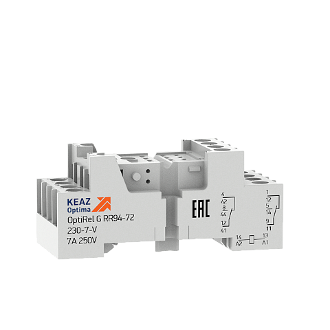 КЭАЗ Розетка для реле OptiRel G RR94-74-230-7-V