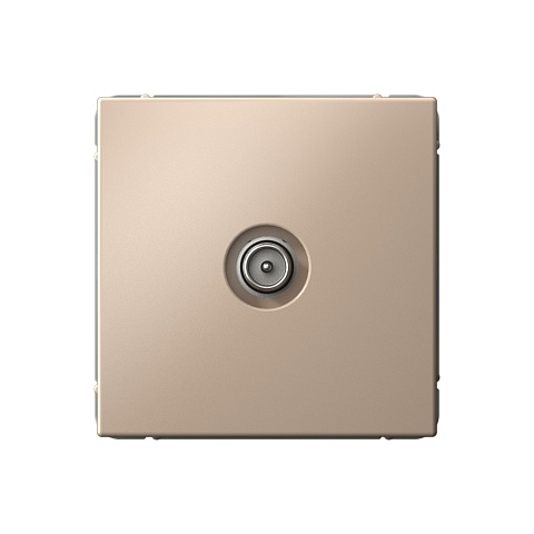 Systeme Electric ArtGallery Песочный TV Розетка проходная 4DB, механизм