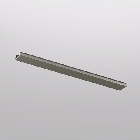 Denkirs TR5736-DN Декоративная заглушка желоба трека, 20см, для трека SHINE BASE, темный никель, алюминий