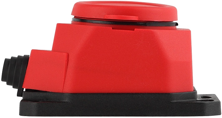 ЭРА Колодка K-1e-RED-IP44 каучуковая с заземлением 1 розетка 16A IP44 красная