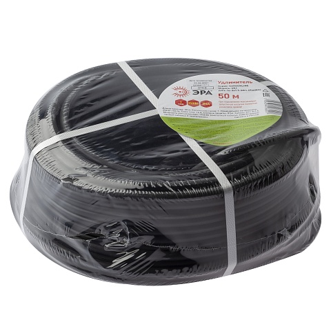 ЭРА Удлинитель силовой  UPx-1e-3x1,5-50m-IP44(KG) в бухте с заземлением 1 розетка 50 м КГ 3х1,5мм2