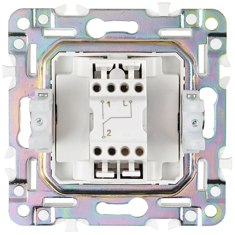 IEK SKANDY Титан Выключатель 1-клавишный проходной 10А SK-V02T