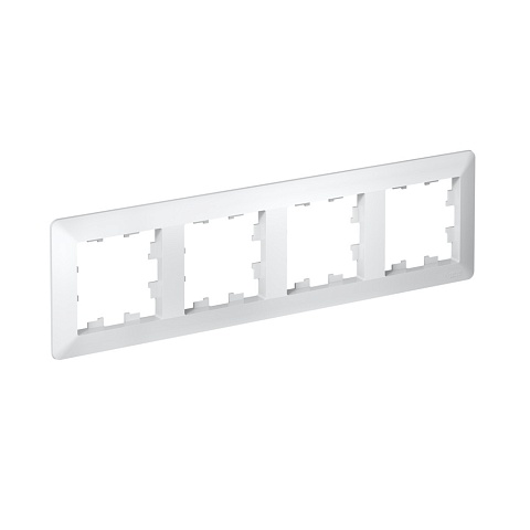 Systeme Electric AtlasDesign Air Белый/дымчатый белый Рамка 4-ая